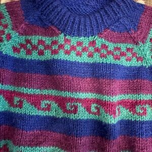 Colorful Knit Sweater